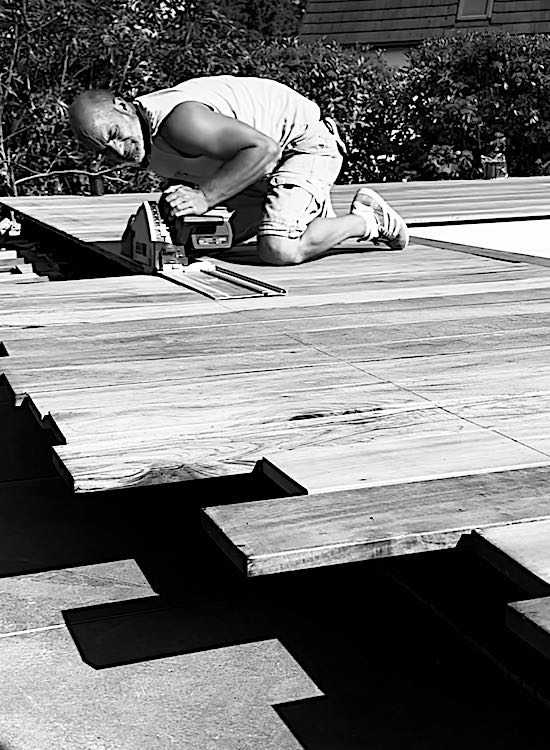 Le dernier chantier de Stéphane Aria, une piscine !