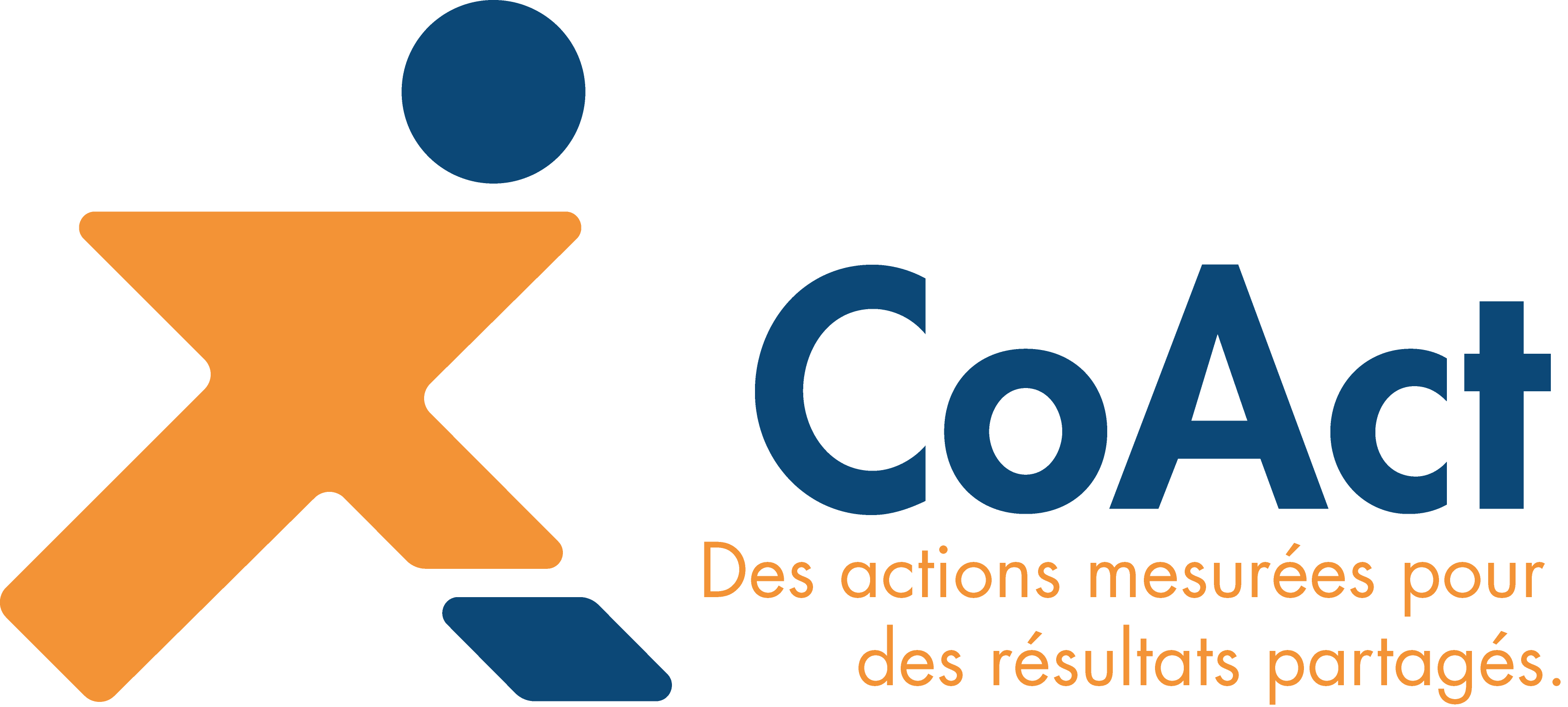 Logo CoAct, le nouvel écosystème de services adhérents et de relations fournisseurs.