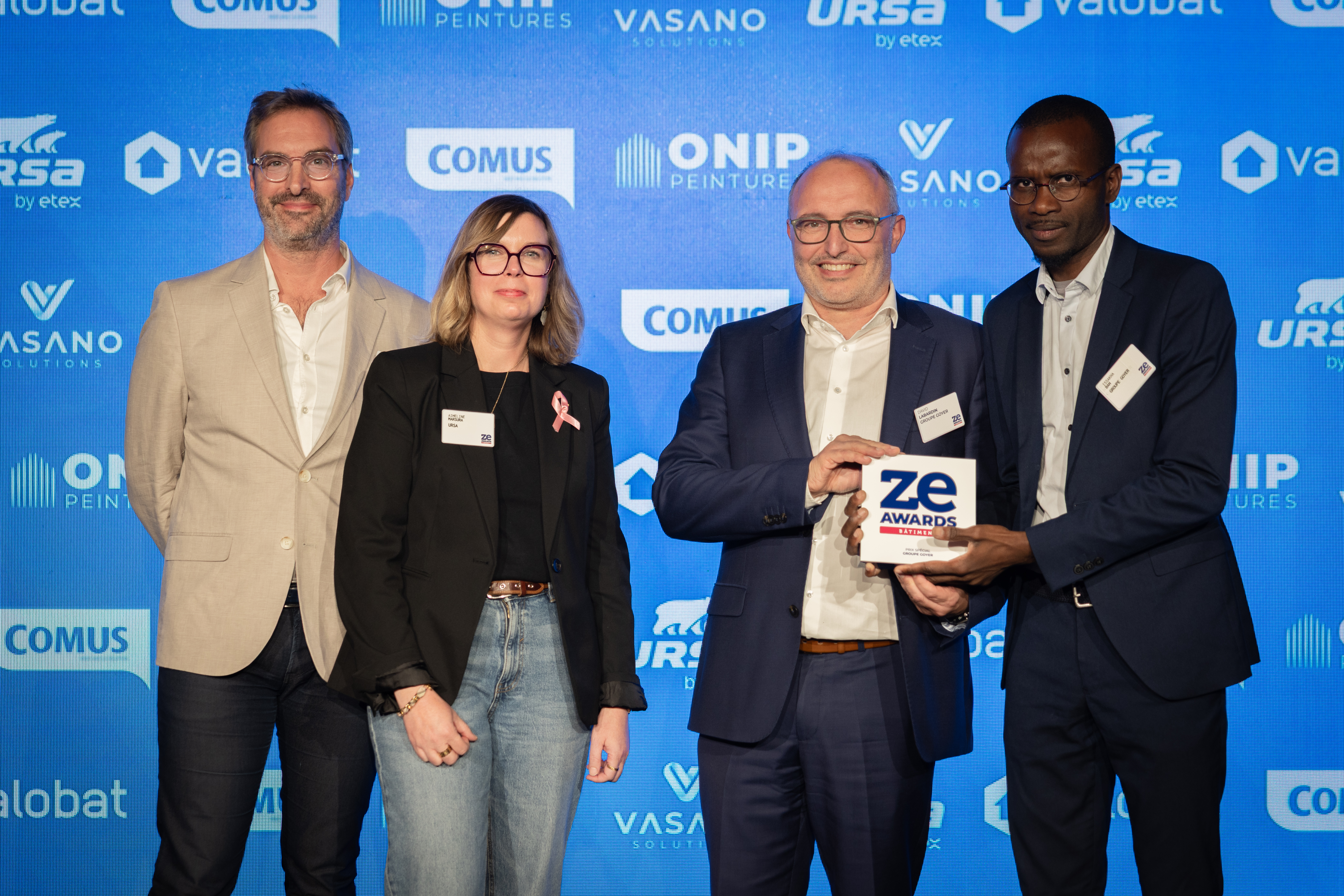  David Labardin, Issakha Bah, Groupe Goyer et Aimeline Marsura Ursa 