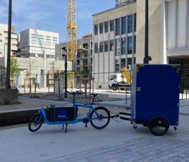 Rexel, triporteur électrique - Lyon Confluence (26 avril 2022)