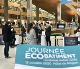 Journée de l'Eco-Bâtiment à Lyon, en octobre 2020.