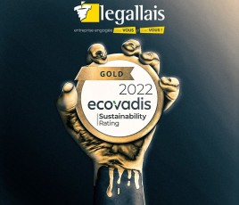 Legallais - EcoVadis 2022 Gold