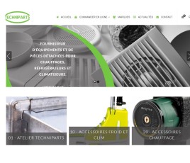 Techniparts - Site web.