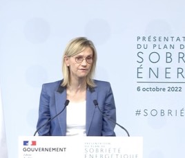 Agnès Panier-Runacher, ministre de la Transition écologique (06/10/2022).