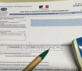 Feuille de déclaration fiscale, TVA.