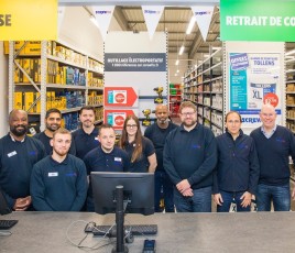 Screwfix France - Point de vente de Wattrelos (Nord) en novembre 2022.