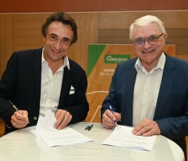 Signature du partenariat Gedibois-LNB.