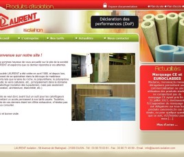 Laurent Isolation (Dijon) - Site internet.