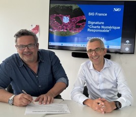 SIG France - Signature de la charte numérique responsable.