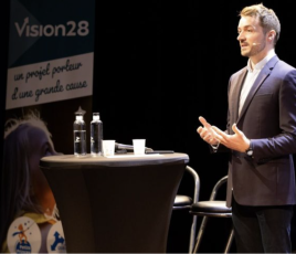 À la tête du groupe breton éponyme, Clément Quéguiner a déroulé sa feuille de route baptisée “Visio 28” le 12 juin 2025.