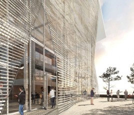 Béton esthétique "La Maille Zéphyr" développé par Solid Studio.