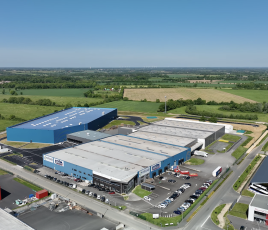Plateforme logistique de l'Orcab à Rocheservière (Vendée).