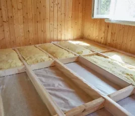 Isolant plancher bois