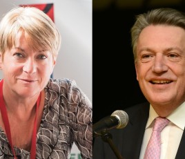Anne-Marie Bihel et Rik Lecot, secrétaire générale et président d'Éqip