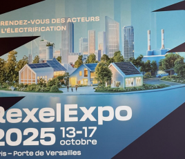 Entrée du salon RexelExpo 2025.