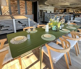 Table à manger extérieure Wendel