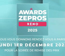 Awards Zepros Réno 2025 logo - Groupe Zepros / Magazine Zepros Réno