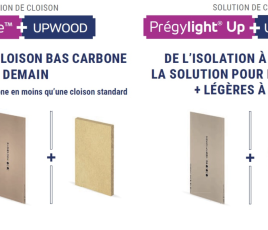 Solutions d'isolation bas carbone pour les cloisons - Ursa et Siniat "by Etex".