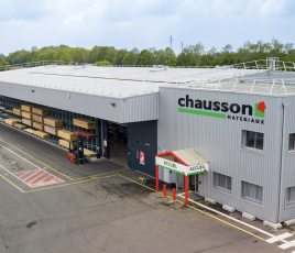 Agence Chausson Matériaux de Pacé, près de Rennes (35).