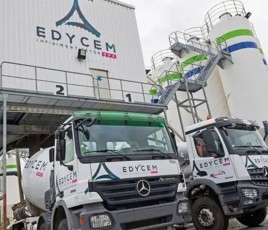 camion toupie Edycem béton prêt à l'emploi BPE