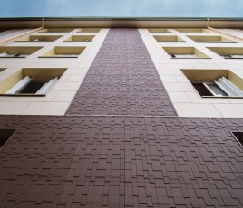 Carea bardage minéral immeuble