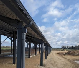 Gouttière pour installation PV