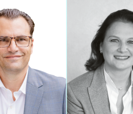 Laurent Chameroy (directeur général du groupe Samse) et Valérie Gagliardi (DG déléguée de Samse).