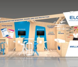 Elcia, stand 2026 sur le salon allemand Fernsterbau Frontale.
