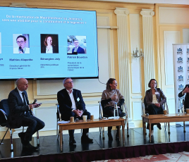 Table ronde sur la rénovation énergétique - 15es Rendez-Vous du Négoce, FDMC, à La Maison de l'Amérique latine (Paris, 7e arrondissement).