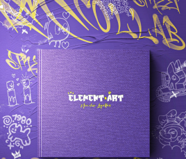 Ouvrage "Élément-Art" by Legllais (Groupe Grand Comptoir) - Street artists.