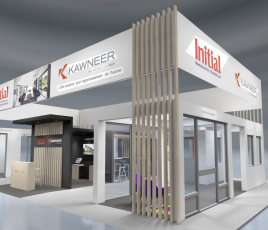Stand Kwaneer sur un salon BtoB.