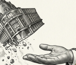 Illustration IA du BHV Marais, rue de Rivoli à Paris.