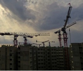 Chantier construction logement