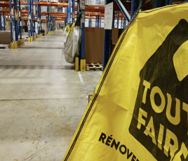 Plateforme logistique de Tout Faire à Meung-sur-Loire (Cher).