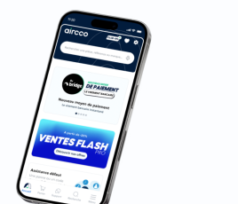 Application mobile d'Aircco, spécialiste et pure player de la pièce détachée pour le génie climatique.