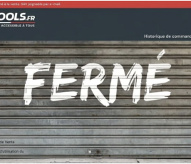 Site Racetools fermé par Bricomarché.