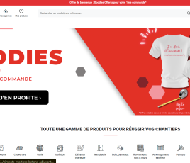 Lancement du site E-commerce de Pillaud Matériaux, le 07/09/2026.