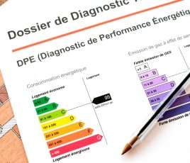 Dossier diagnostic performance énergétique DPE immobilier 