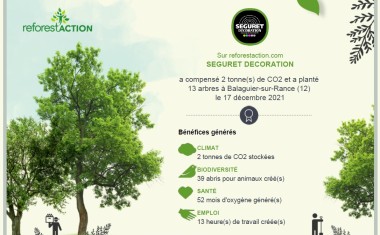 Séguret Décoration / Reforest'Action