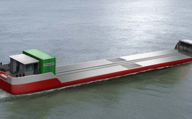Sogestran - Barge automoteur hydrogène