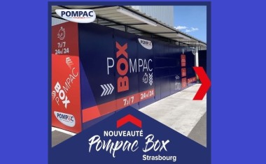 La Pompac Box de Strasbourg (Bas-Rhin).