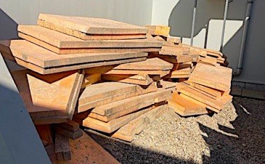 L’unique matériau réutilisé sur ce chantier de 1 200 m2 : l’XPS !