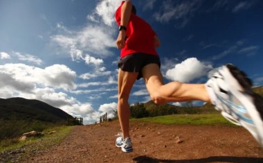 Trail running.