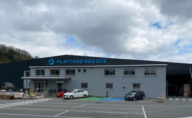 Agence Plattard Négoce de Saint-Forgeux, dans l'Ouest lyonnais.