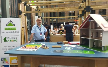 Atelier de formation "Capital Faire" dans la GSB Leroy Merlin de Villeneuve-d'Ascq (Nord).