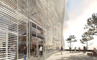 Béton esthétique "La Maille Zéphyr" développé par Solid Studio.