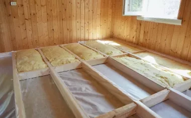 Isolant plancher bois