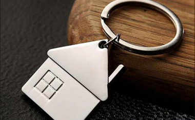 Porte-clé d'une maison.