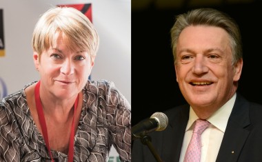 Anne-Marie Bihel et Rik Lecot, secrétaire générale et président d'Éqip