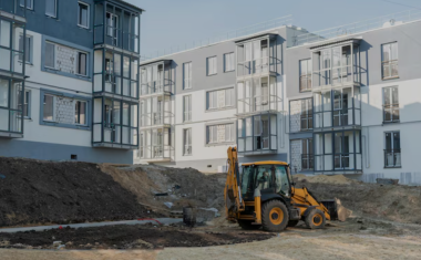 Construction de logements neufs.